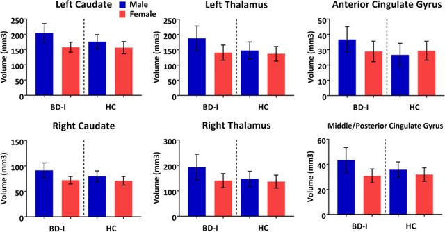 Figure 2 from “Investigating sex-related differences in brain structure and function in bipolar I disorder using multimodal MRI”
